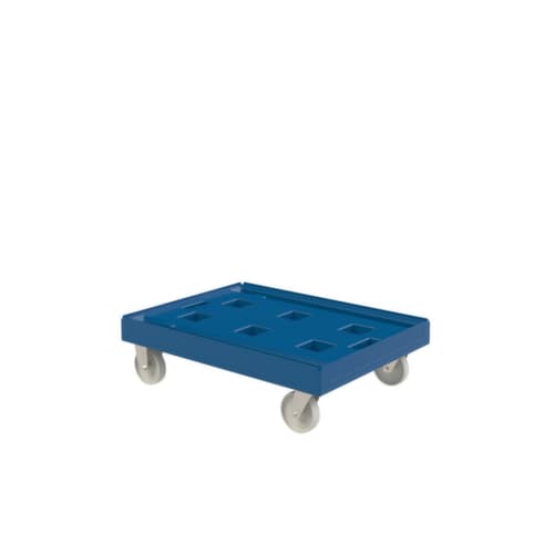 Transportroller FAVORIT XL mit Kunststoffladefläche, Traglast 300 kg, Polyamid-Bereifung