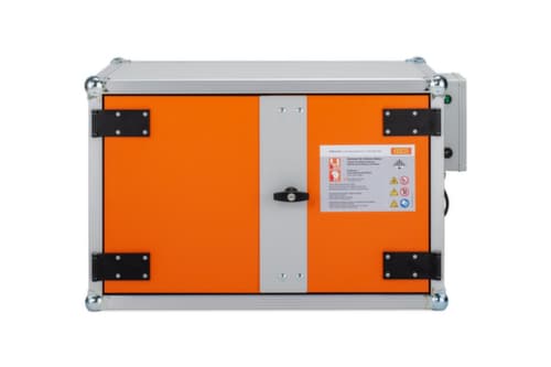 Explosionsgeschützter Lithium-Ionen-Ladeschrank PREMIUM 8/5, Höhe x Breite x Tiefe 520 x 800 x 660 mm
