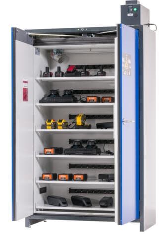 Asecos Lithium-Ionen Lagerschrank ION-LINE Typ 90, Höhe x Breite x Tiefe 2224 x 1193 x 615 mm