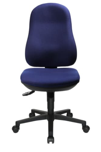Topstar Bürodrehstuhl Support SY mit Bandscheibensitz, blau