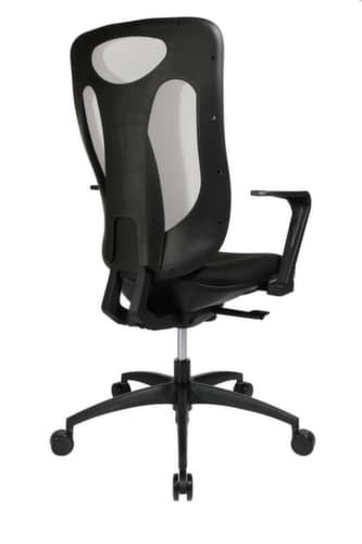 Topstar Bürodrehstuhl Net Pro 100 mit Punktsynchronmechanik, Netzrückenlehne, schwarz