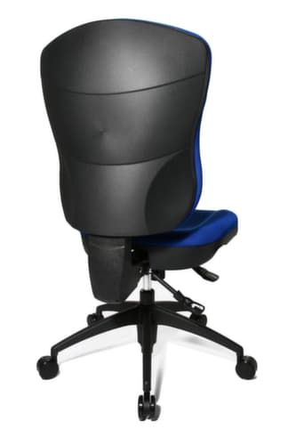 Topstar Bürodrehstuhl mit Muldensitz und extra dicker Polsterung, blau
