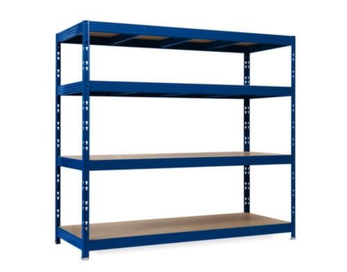 UDOBÄR Schwerlastregal, Höhe x Breite x Tiefe 1800 x 2000 x 600 mm, 4 Böden