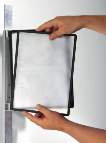 Durable Sichttafelsystem, mit 5 Sichttafeln in DIN A4
