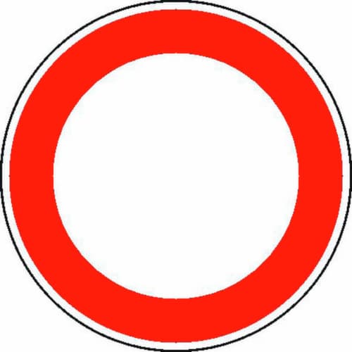 Verbotsschild SafetyMarking® gemäß StVO