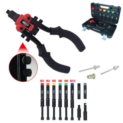 KS Tools 3 in 1 Nietzangen-Satz