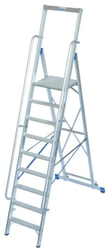 Krause Stehleiter STABILO® Professional mit beidseitigem Handlauf, 9 Riffelblechstufe(n)