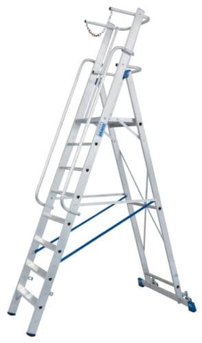 Krause Stehleiter STABILO® Professional mit Sicherheitsbügel + Handlauf
