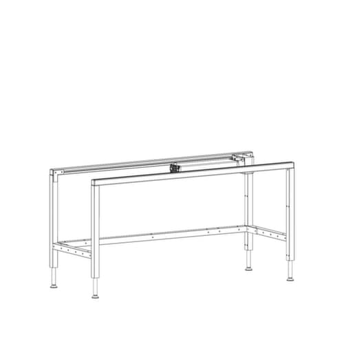 ERGO-line Packtisch BASIC Grundelement, Breite x Tiefe 1600 x 900 mm