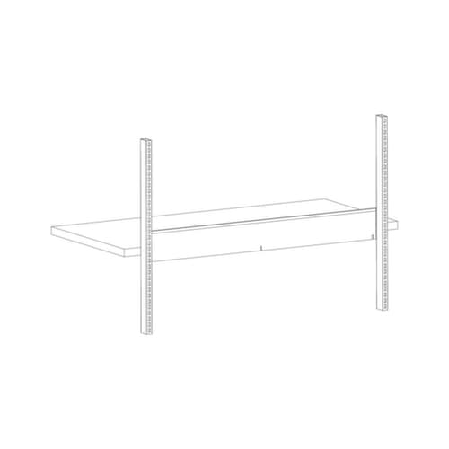 ERGO-line Rückwandboard für Packtisch, Breite 1340 mm