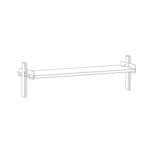 ERGO-line Ablageboden für Packtisch, für Tischbreite 1600 mm, Breite x Tiefe 650 x 400 mm