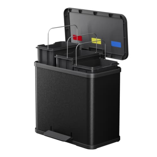 Hailo Tretabfallsammler Öko trio Plus L, 3 x 9 l