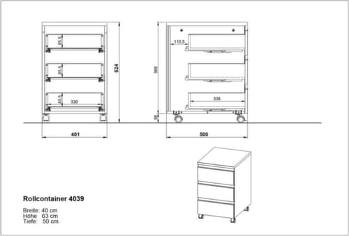 Rollcontainer 4039