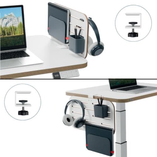 Leitz Lochplatte Ergo für Schreibtisch, Höhe 330 mm