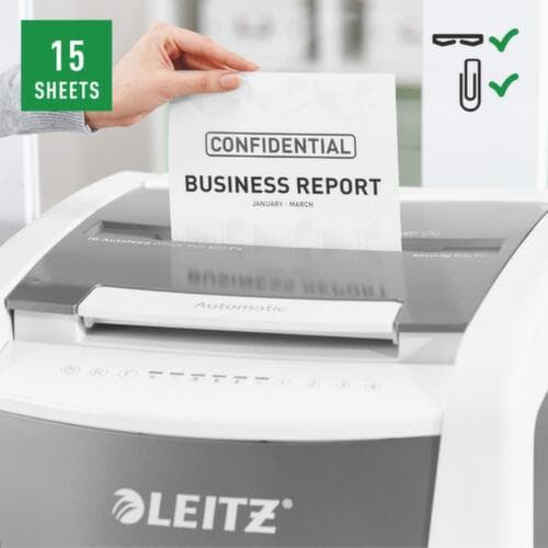 Leitz Aktenvernichter IQ OfficePro, Partikel 4x36 mm