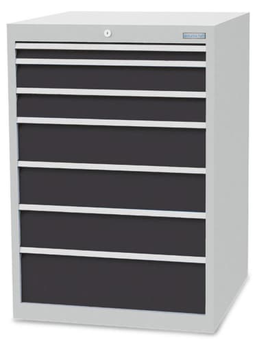 Bedrunka + Hirth Schubladenschrank, 7 Schublade(n), RAL7035 Lichtgrau/RAL7016 Anthrazitgrau