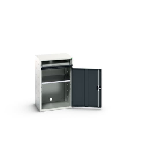bott Computerschrank verso, RAL7035 Lichtgrau/RAL7016 Anthrazitgrau