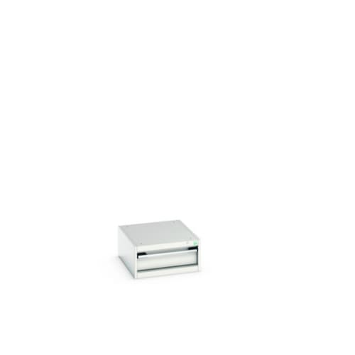 bott Schubladenschrank cubio Grundfläche 525x650 mm, 1 Schublade(n), RAL7035 Lichtgrau/RAL7035 Lichtgrau