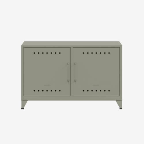 Bisley Sideboard Fern Cabby mit Kabeldurchlass und -halter