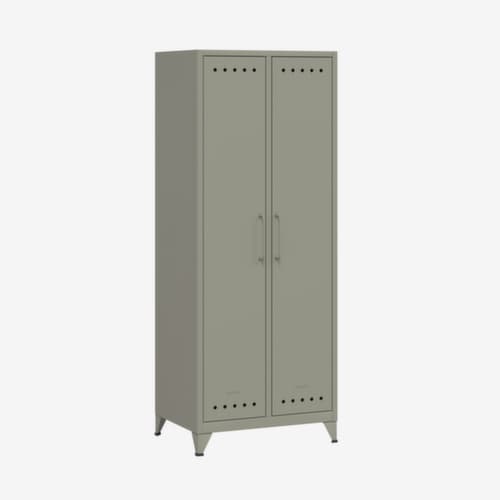 Bisley Kleider- und Wäscheschrank Fern Maxi aus lackiertem Stahl