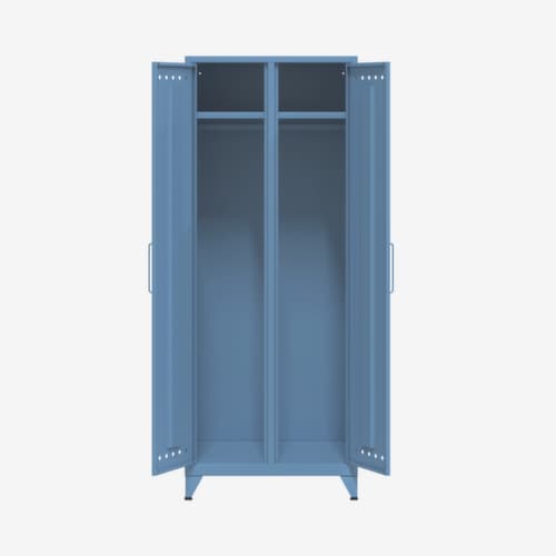 Bisley Kleider-/Wäscheschrank Fern Maxi mit 2 Abteilen