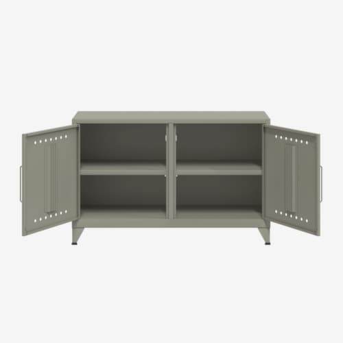 Bisley Sideboard Fern Cabby mit Kabeldurchlass und -halter