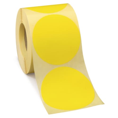 Ablösbare Markierungspunkte Gelb D 90 mm