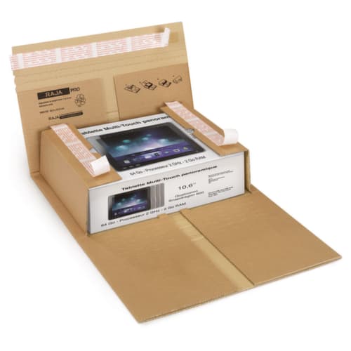 Buchverpackung verstärkt RAJA 430 x 310 x 10/90 mm