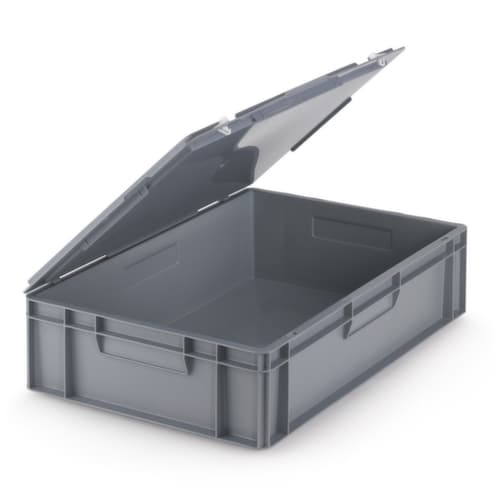 Euroboxen mit Deckel 600 x 400 x 150 mm