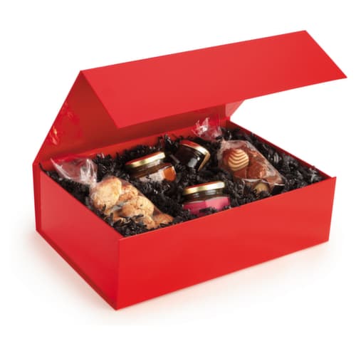 Geschenkbox mit Magnetverschluss 330 x 230 x 100 mm rot
