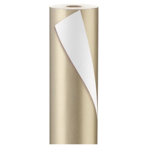GESCHENKPAPIER MIT PERLEFFEKT GOLD
