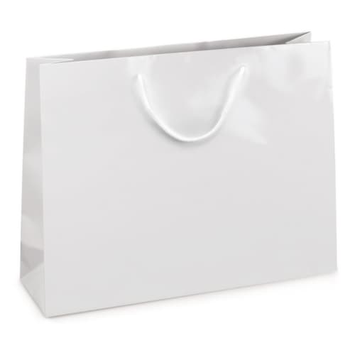 Lack Tasche 55 x 15 x 45 cm weiss