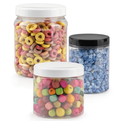 PET Vorratsdose mit Schraubverschluss 250 ml