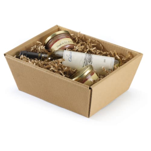 Wellpapp-Geschenkkörbe natur 400 x 270 x 110 mm
