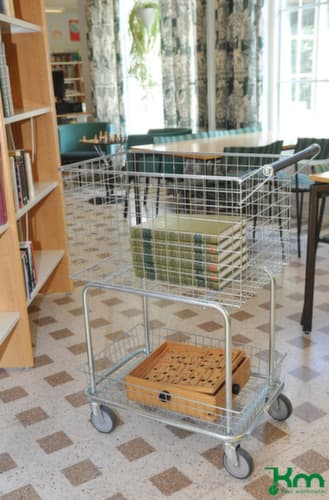 Kongamek Korbwagen, Traglast 100 kg, 2 Etagen