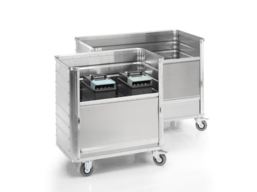 Gmöhling Alu-Kastenwagen mit Eingriffsöffnung, Inhalt 355 l