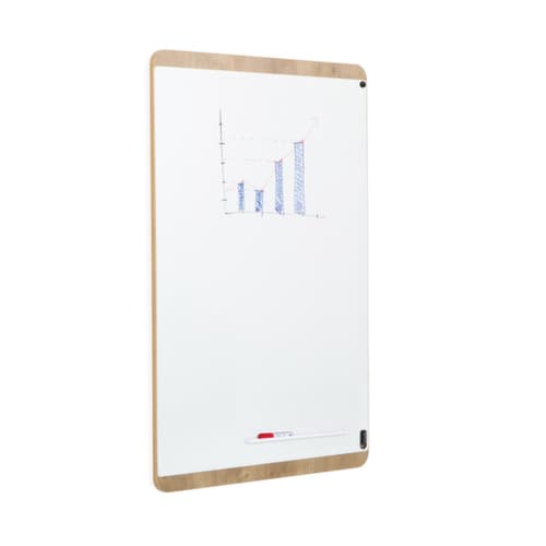 Rocada Whiteboard NAT6420 zur Wandmontage, Höhe x Breite 1150 x 750 mm