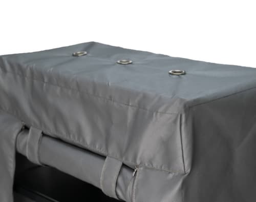 Akkuladeschrank Akku-Safe L mit Brandschutzhaube, grau/grau