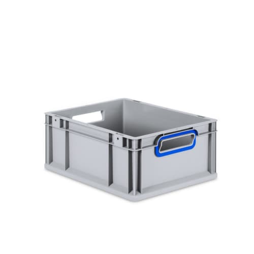 Allit Euronorm-Stapelbehälter Eco, grau/blau, Inhalt 15 l