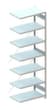 META System-Steckregal CLIP Anbaufeld, Höhe x Breite x Tiefe 3000 x 1006 x 636 mm, 7 Böden