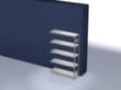 hofe System-Steckregal in Standard Bauart, Höhe x Breite x Tiefe 2000 x 1310 x 435 mm, 5 Böden