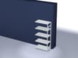 hofe System-Steckregal in Standard Bauart, Höhe x Breite x Tiefe 2000 x 1010 x 535 mm, 5 Böden
