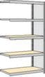 regalwerk Spanplatten-Steckregal mit Böden, Höhe x Breite x Tiefe 2000 x 1285 x 426 mm, 5 Böden