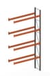META Palettenregal MULTIPAL für 10 Paletten, 2800 mm breit, 5 Lagerebenen