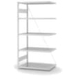 hofe ESD-Regal, Höhe x Breite x Tiefe 2000 x 1010 x 635 mm, 5 Böden