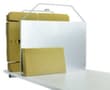 Schließblech Classic für Kartonmagazin-Steckbügel für Packtisch