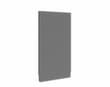 Akustik-Stellwand Mobil Verbindungselement, Höhe x Breite 2500 x 1250 mm, Wand RAL7037 Staubgrau