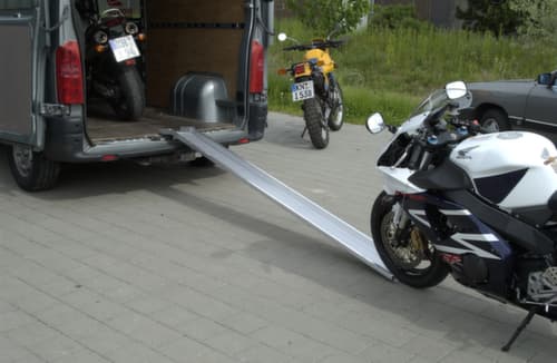Verladeschiene mit Auflage und Anschlagwinkel