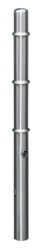 Sperrpfosten aus Edelstahl, Höhe 900 mm, zum Einstecken mit Bodenhülse