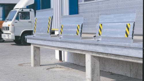 Klappbrücke mit Fallsicherung